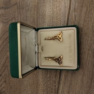 Gold plated Irish earrings